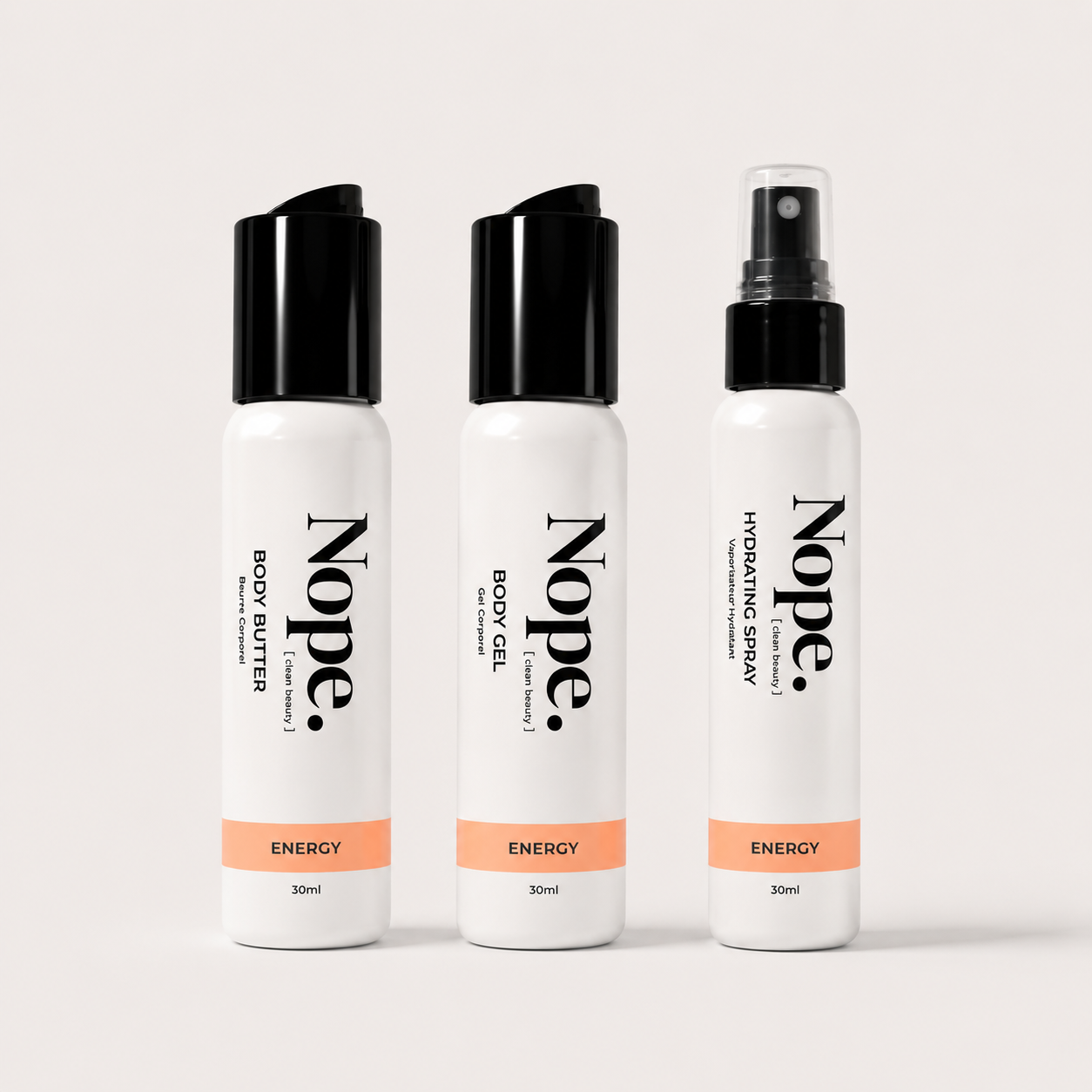 Mini Energy Trio Set (shower gel, butter, hydrating spray)