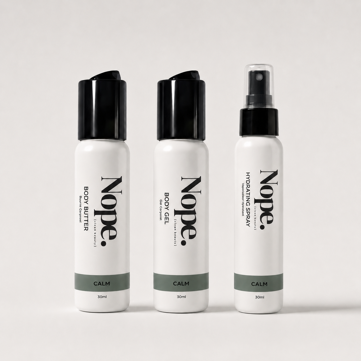 Mini Calm Trio Set (shower gel, butter, hydrating spray)
